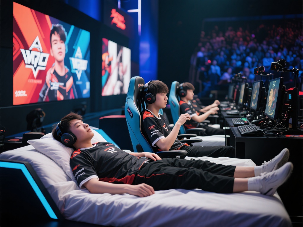 熬夜追赛勿忘休息，DB电竞友情提示助你健康作息