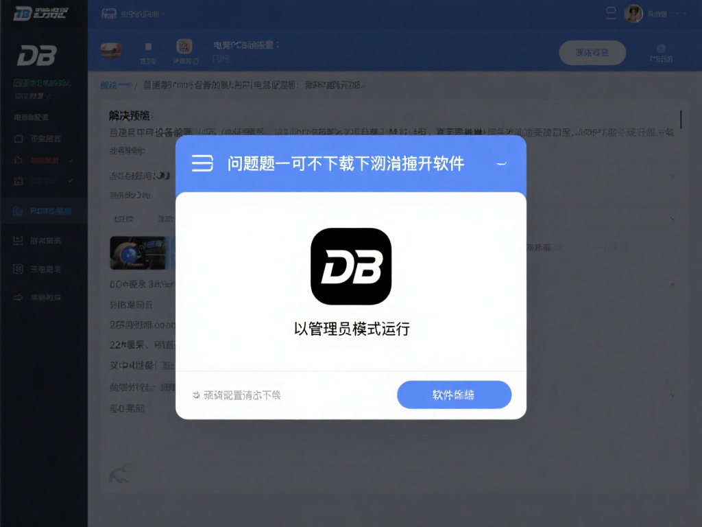 电竞DB下载教程及常见问题详细解答 问题一:下载后无法打开软件
解决方法:首先检查您