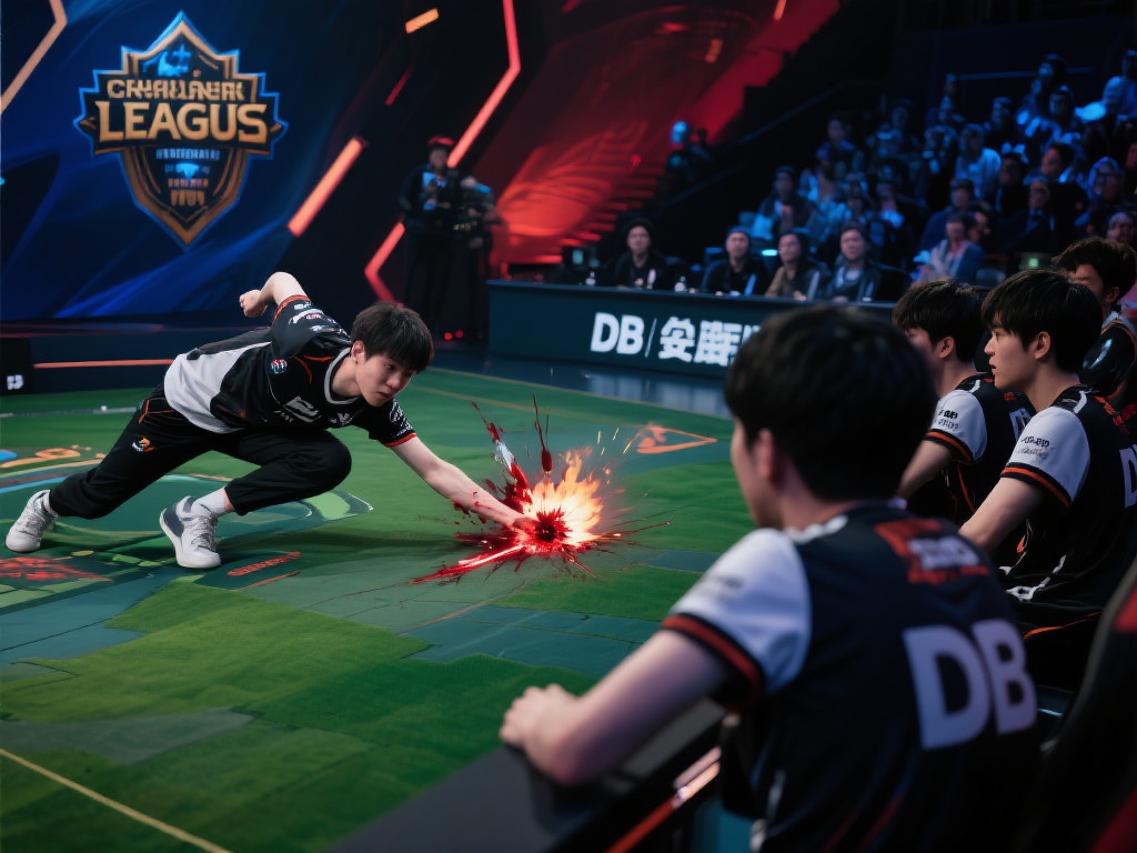 DB电竞之夜：赛场瞬间点燃激情梦想
