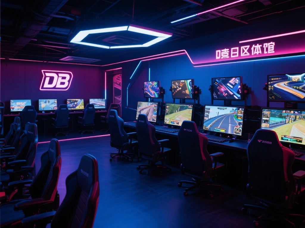 此外，DB电竞馆还特别设立了分区体验场地，例如集策